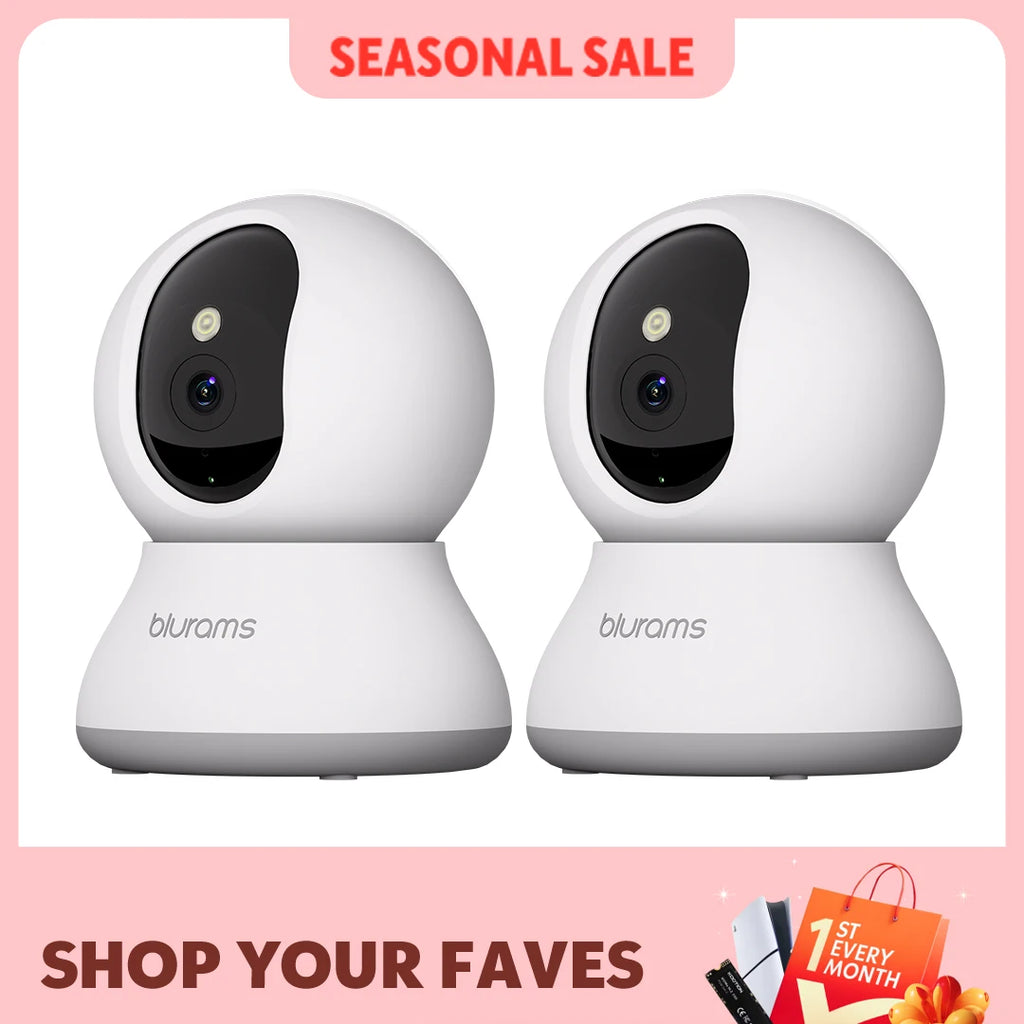 SentryView 2K Indoor Security Camera (2-Pack)