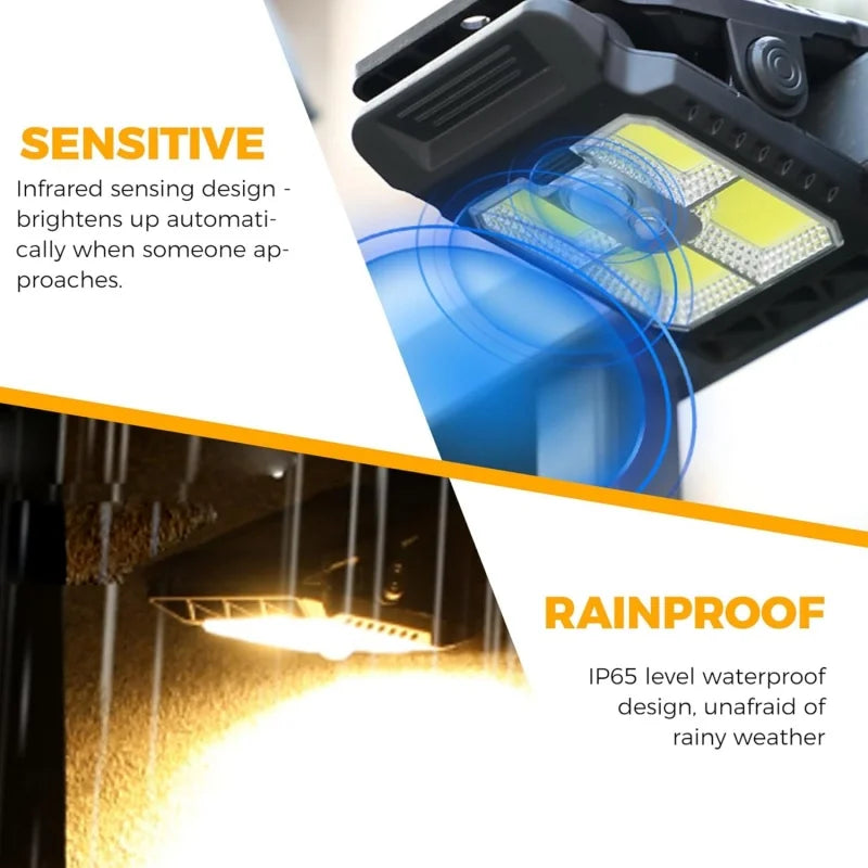 BeamGuard Solar Motion-Sensor Security Lights