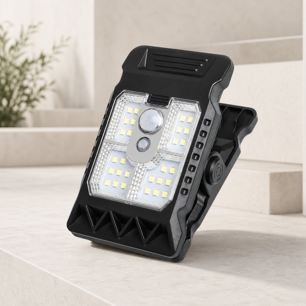 BeamGuard Solar Motion-Sensor Security Lights